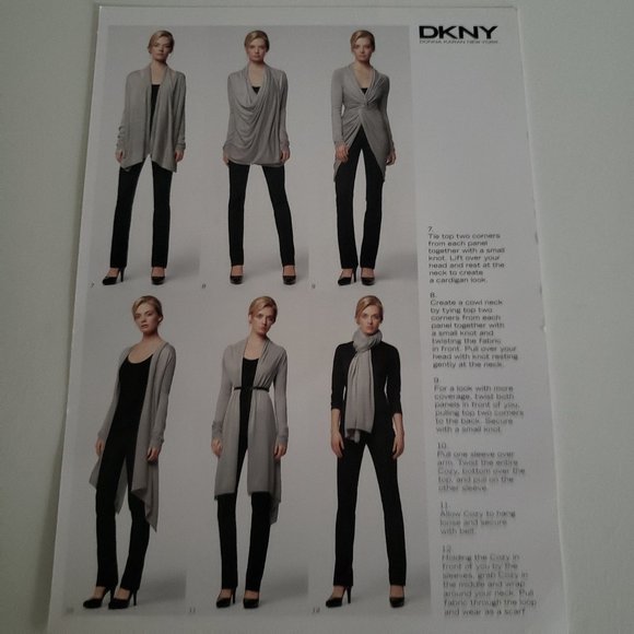 DKNY PINK Cozy Sweater with ring - 12 ways - Picture 5 of 6